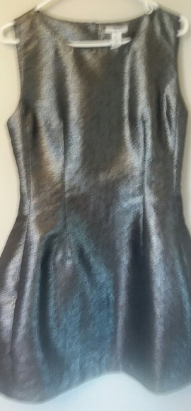 NWT! BAR III - Silver metallic mini dress. - Picture 5 of 7